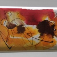 Abstrakt akvarel / 10 x 20