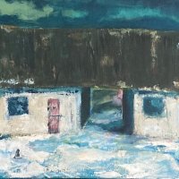 Inspiration - O. Høst's Bognebjerg.
Akryl på lærred