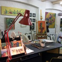 Gloria Jensen
Min plads på 
Atelier 12b